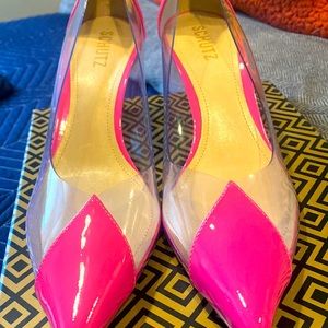 Lucite, Pink Fire Pumps